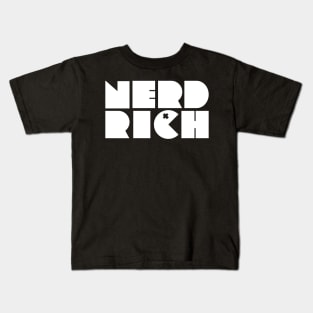 NERD RICH - White Kids T-Shirt